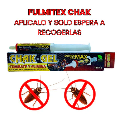 CHAK-GEL®  DÍLE ADIÓS A LAS CUCARACHAS PARA SIEMPRE! - Image 6