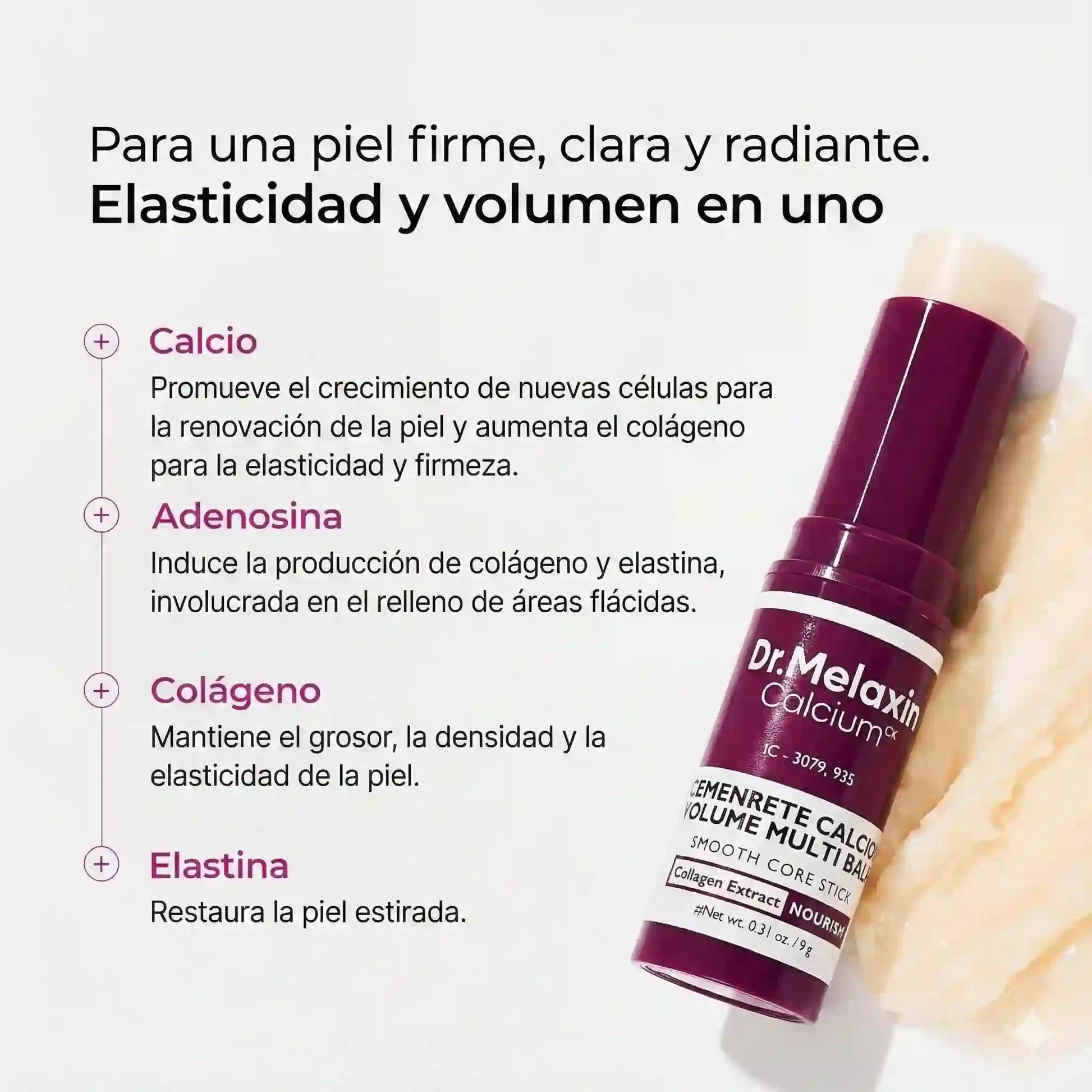 Crema en barra Coreana Dr. Melaxin Cemenrete: Recargá el Colágeno de tu Piel con Calcio y Olvidate de la Flacidez - Image 4