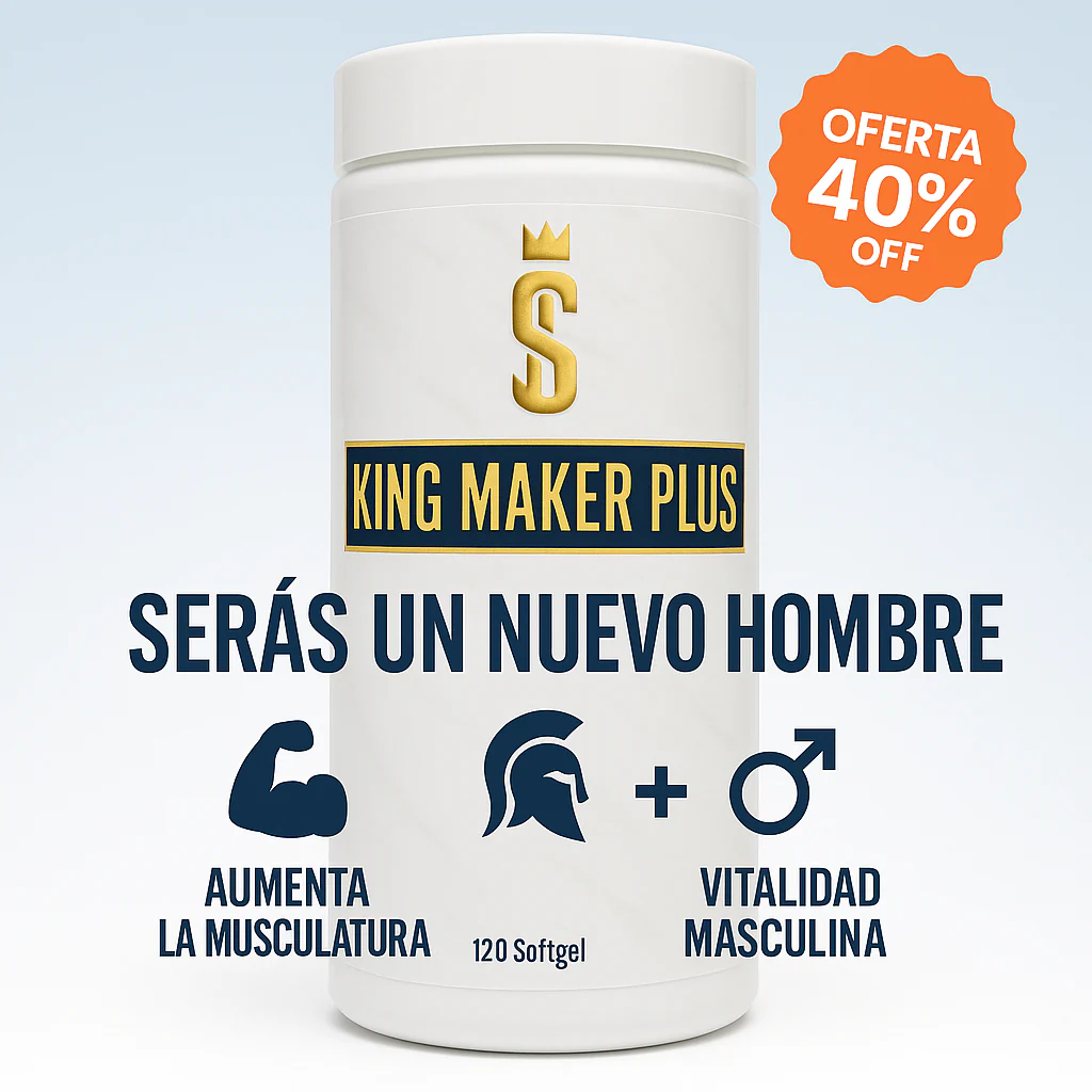 King Maker Plus | Vitalidad y Testosterona al Máximo - Image 5