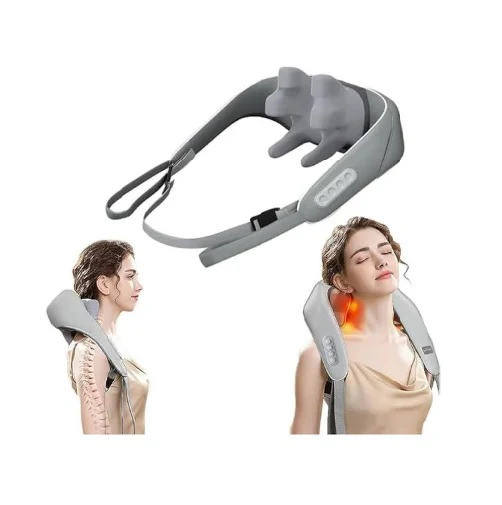 MASAJEADOR CERVICAL PRO-ALIVIO™  (Recargable + Calor Relajante) - Image 4