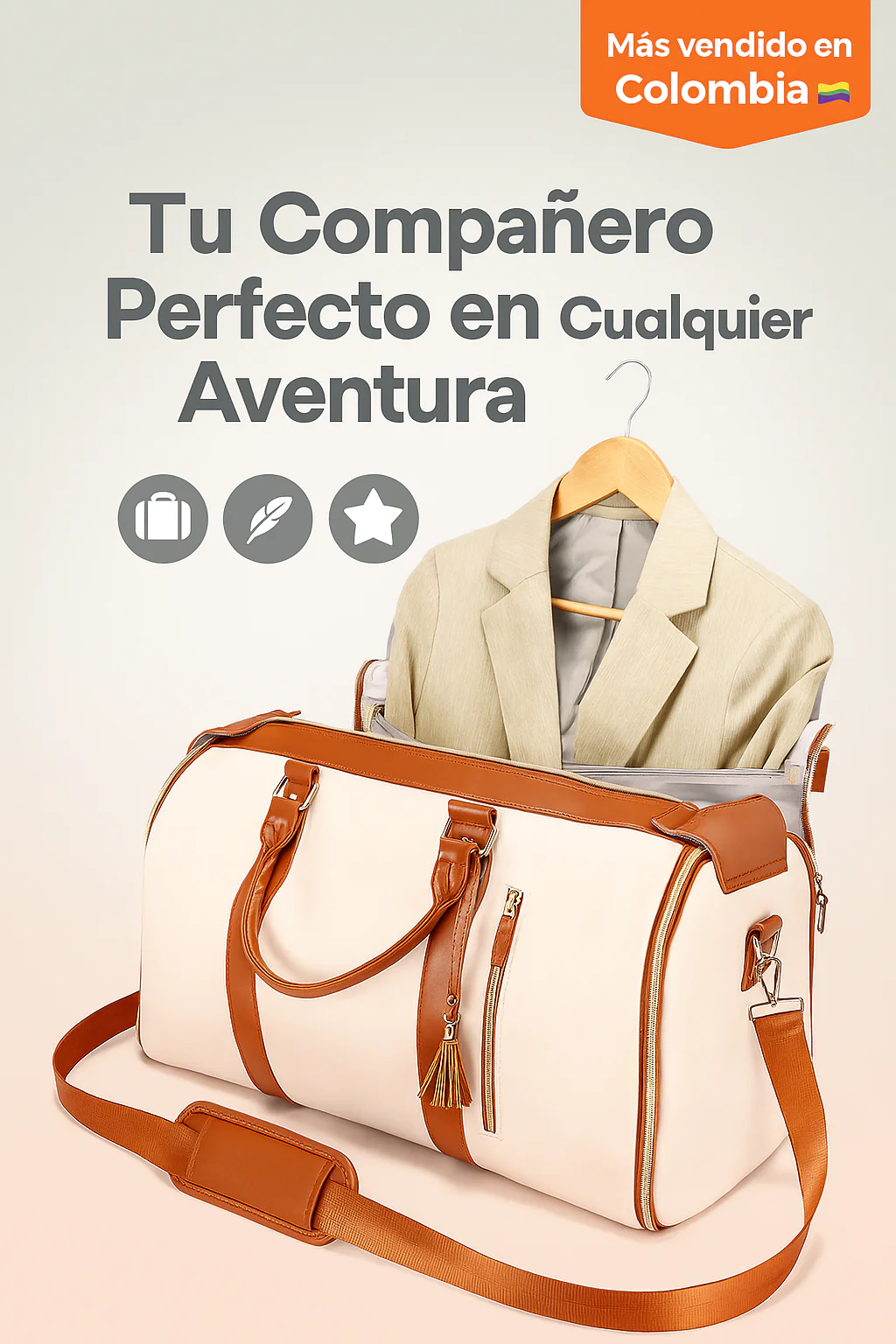 Nuevo Bolso Duffet TravelSuit 2 en 1 - Image 9