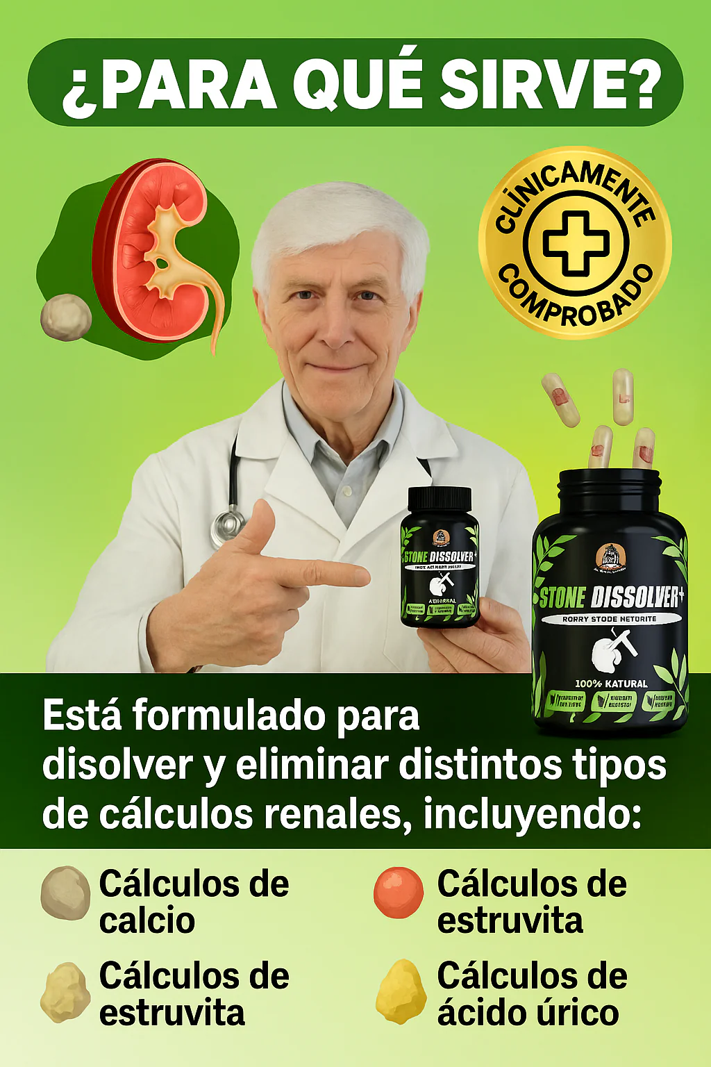 STONE DISSOLVER PLUS ® - SOLUCION NATURAL CONTRA LOS CALCULOS - Image 3