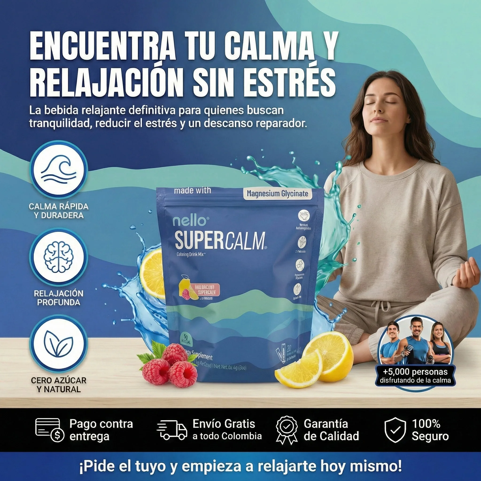 SuperCalm Nello® Fórmula Avanzada para la Calma y Manejo del Estrés, empieza hoy mismo - Image 6