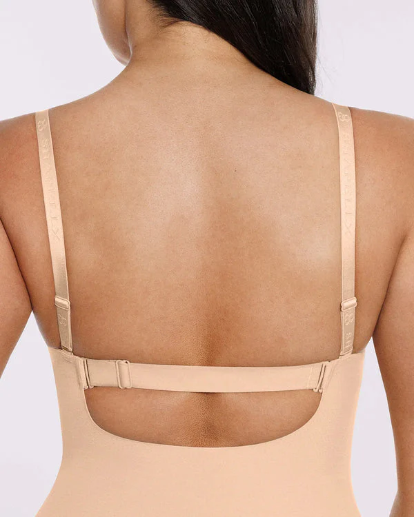 Traje de malla liso™ con espalda baja y muslo medio (50% Dto Regalo para Mamá) - Image 3