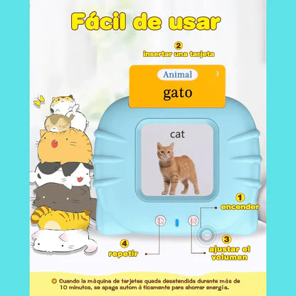 VerbaLingo - 114 Tarjetas Educativas en Español e Inglés + 100 Tarjetas GRATIS - Image 9